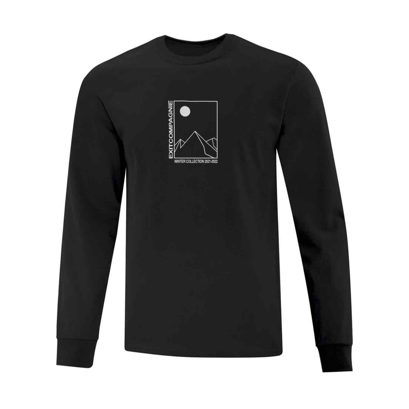 T-shirt à manches longues noir