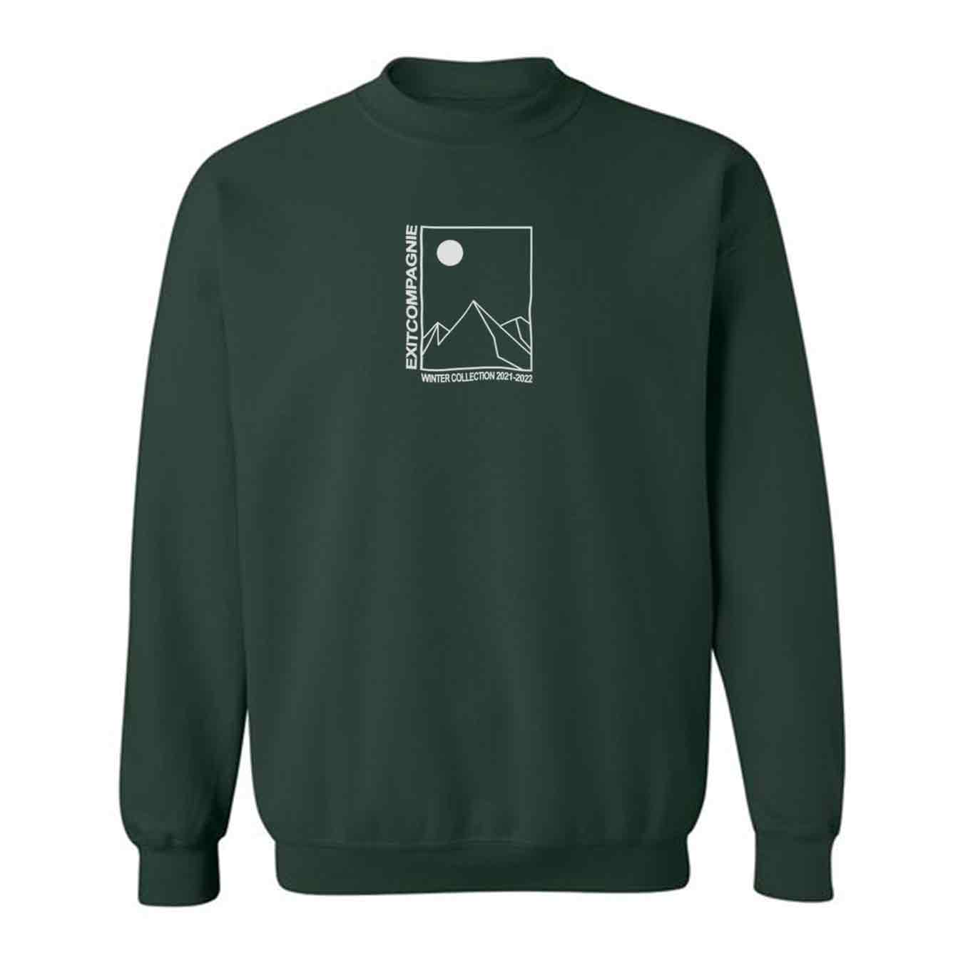 Sweat-shirt vert forêt