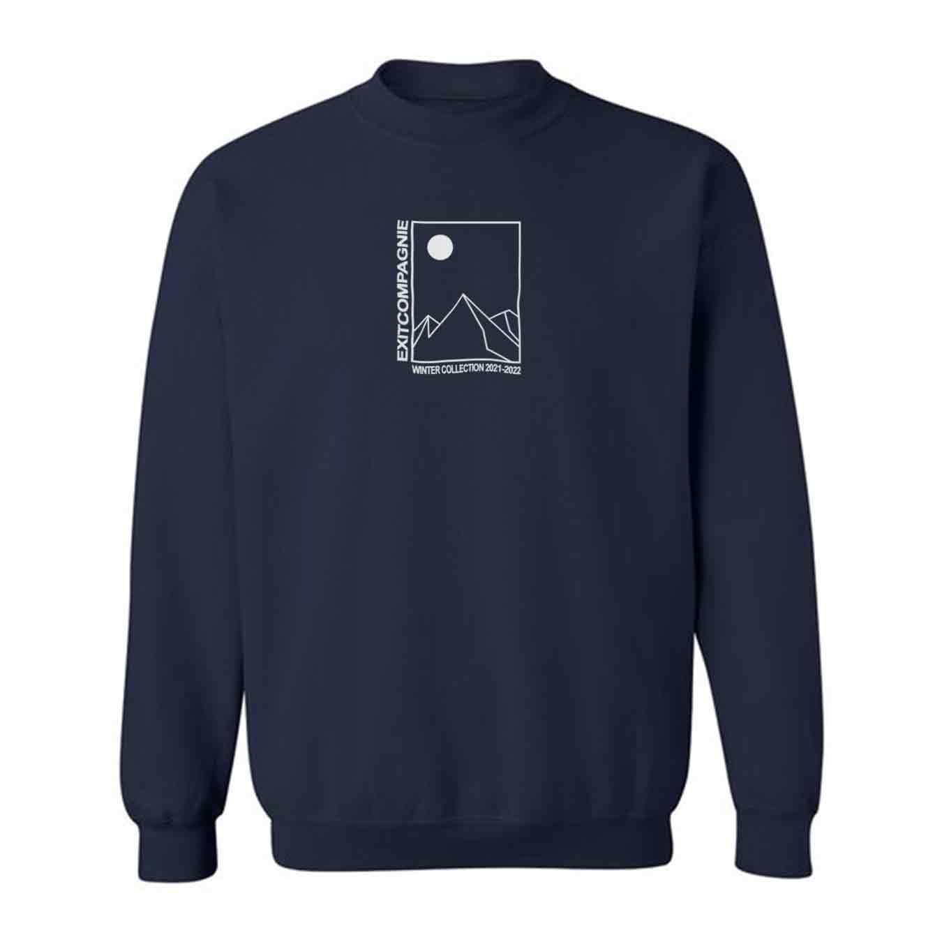 Sweat-shirt bleu marin