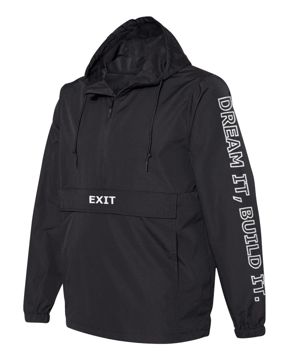 Coupe-vent imperméable EXIT Noir "Dream It, Build It."