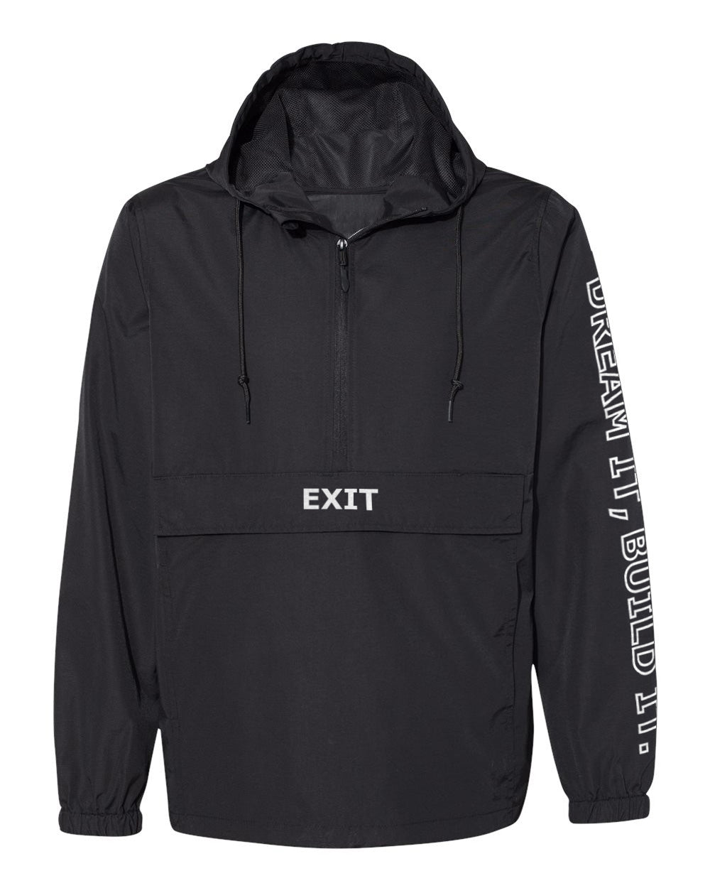 Coupe-vent imperméable EXIT Noir "Dream It, Build It."