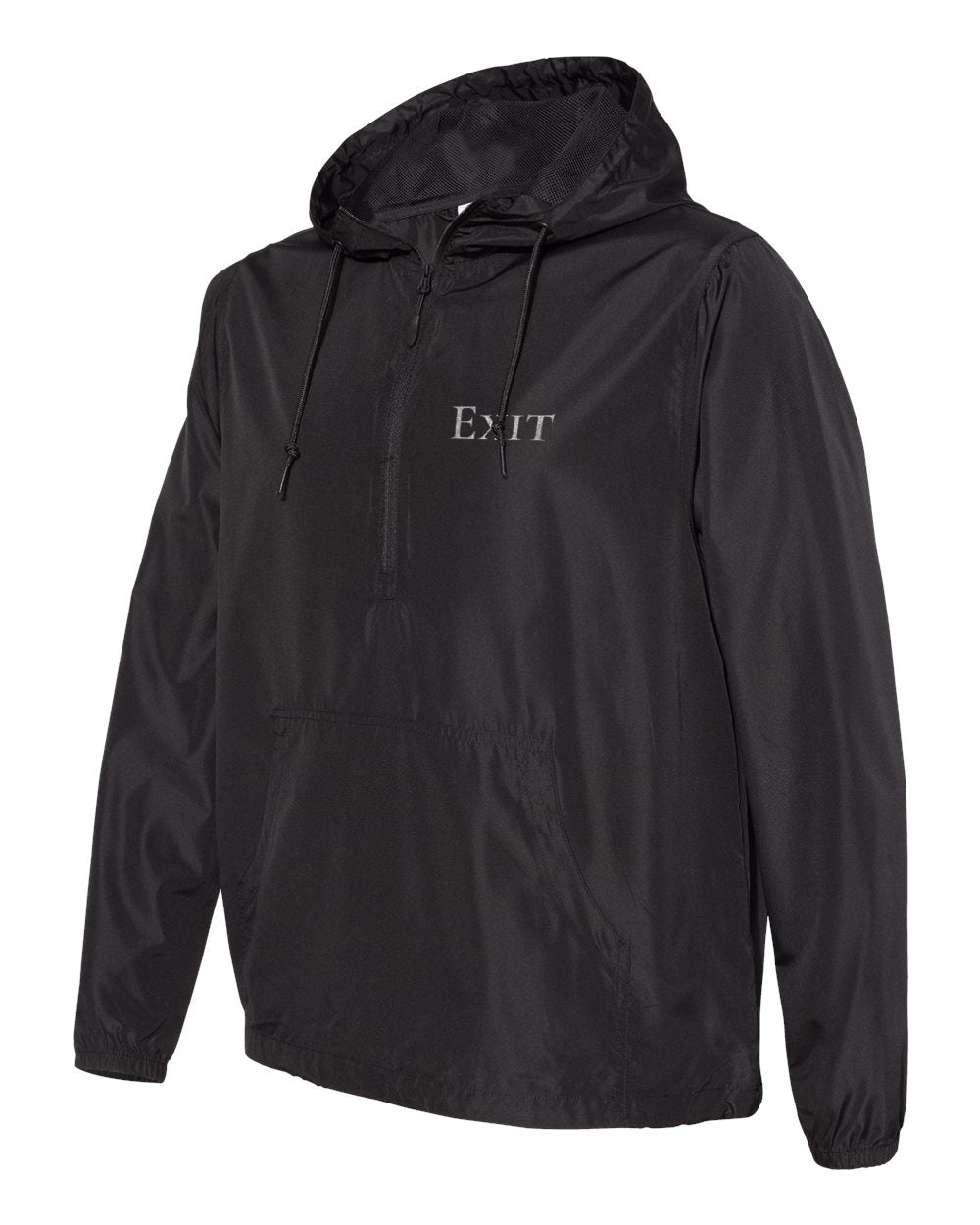 Coupe-vent EXIT Noir en collaboration avec Justin Simoneau