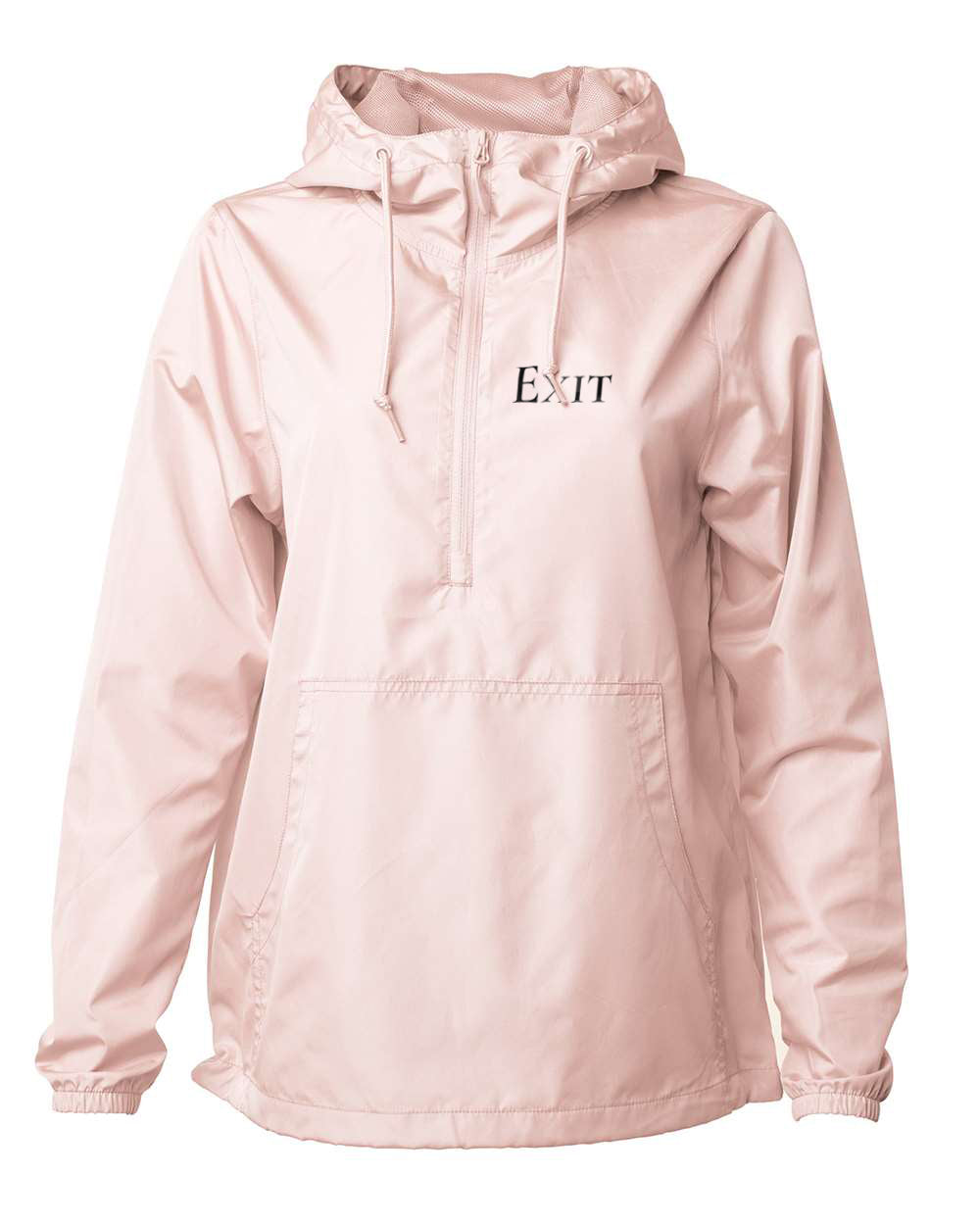 Coupe-vent imperméable EXIT rose en collaboration avec Justin Simoneau