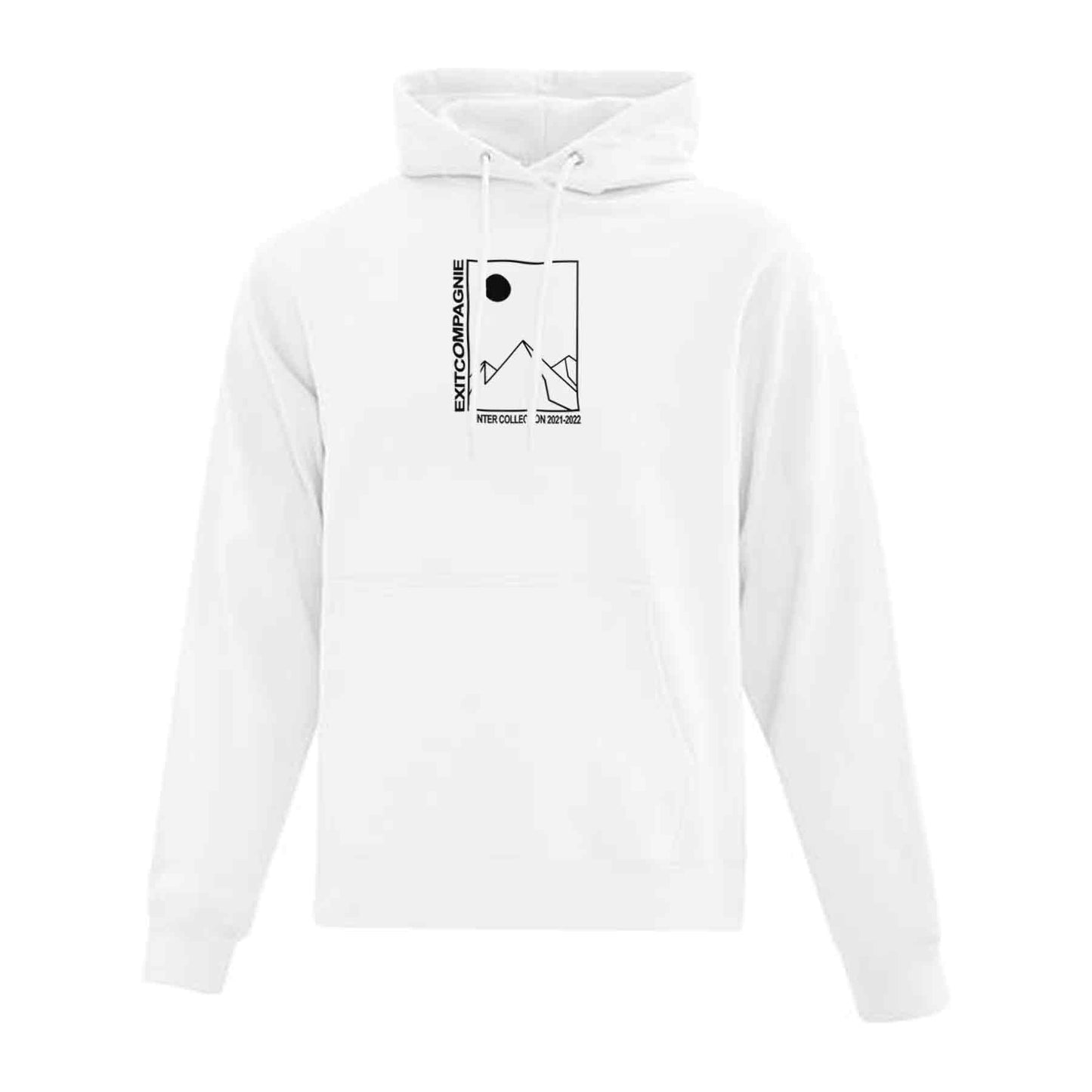Sweat à capuche blanc arctique